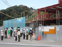 道の駅西山公園を見学