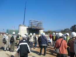 北陸新幹線九頭竜川橋りょう工事を見学
