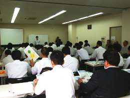 学生に対する業務紹介